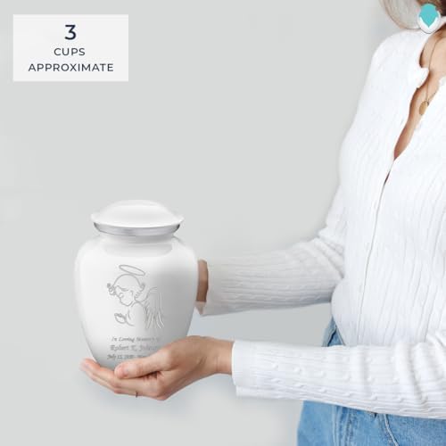 GetUrns Angel Cremation Urn for Human Ashes 44 lbs
