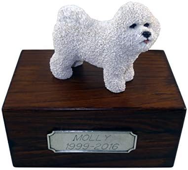 Conversation Concepts Personalized Wooden Urn with Dog Figurine