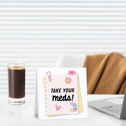 Take Your Meds Reminder Sign Decorative Desk Plaque