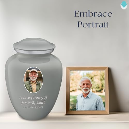GetUrns Adult Cremation Urns Large Slate Grey