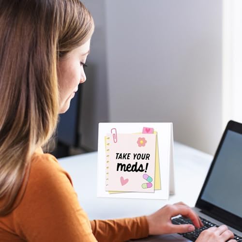 Take Your Meds Reminder Sign Decorative Desk Plaque