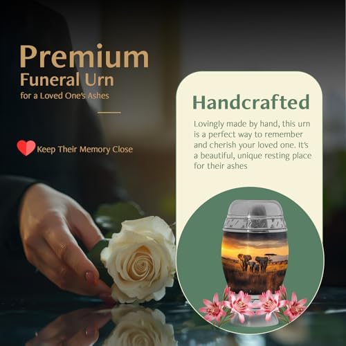 Yatskia Small Cremation Urn 3 Inch Keepsake for Human Ashes