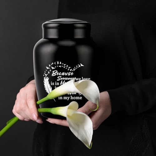 WAVITA Decorative Cremation Urn for Human Ashes