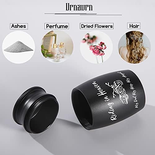 Small Personal Cremation Urn for Dad Handcrafted Engraved