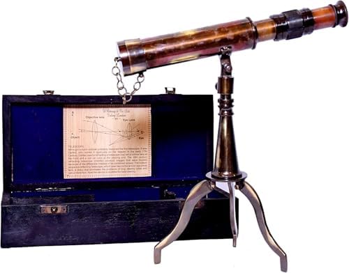 Nautical Vintage Telescope with Wooden Box