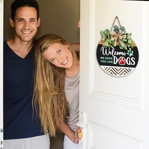 Gossby Interchangeable Welcome Sign for Front Door