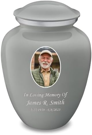 GetUrns Adult Cremation Urns Large Slate Grey