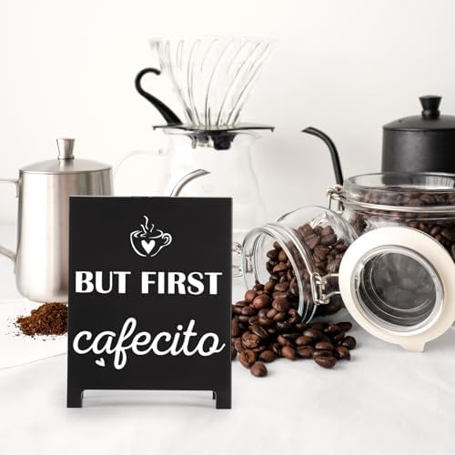 Coffee Signs for Coffee Station But First Cafecito