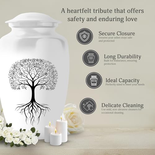 Tree of Life Urn for Ashes - 10 Inch Large Cremation Urn
