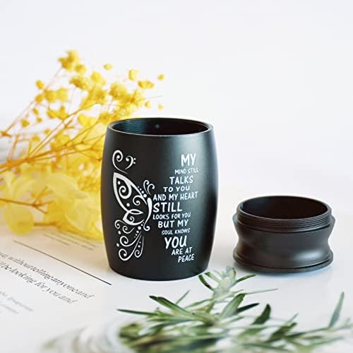 Aluminum Mini Cremation Urn - Small Keepsake for Ashes