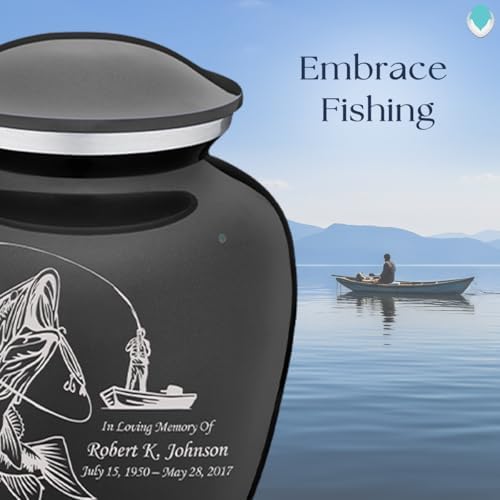 GetUrns Personalized Fishing Cremation Urn 44 lbs