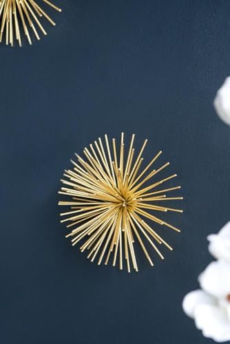 ORYNTIDE Gold Iron Starburst Wall Decor