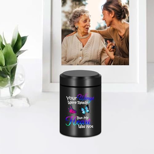 Small Keepsake Cremation Urns for Human Ashes Mini Urn with Angel Wings Design