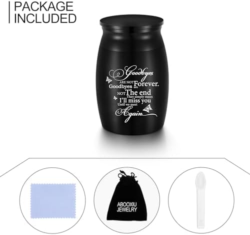 Butterfly Mini Cremation Urn - 3 Inch Aluminum Ashes Holder