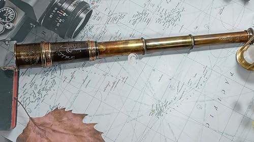 Antique Telescope 18 Inch Brass Pirate Spyglass Telescope