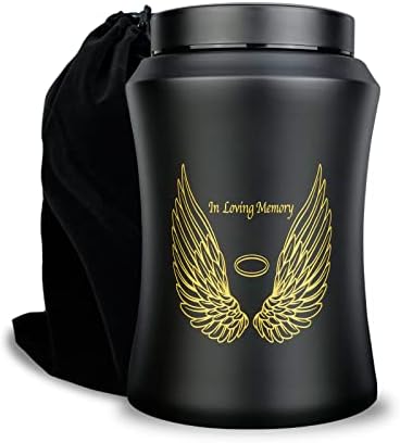 220 lbs Capacity Stainless Steel Urn with Velvet Bag