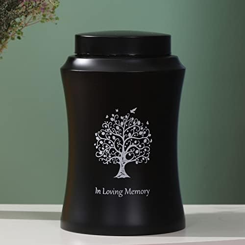 Tree of Life Urns for Human Ashes - Black Finish