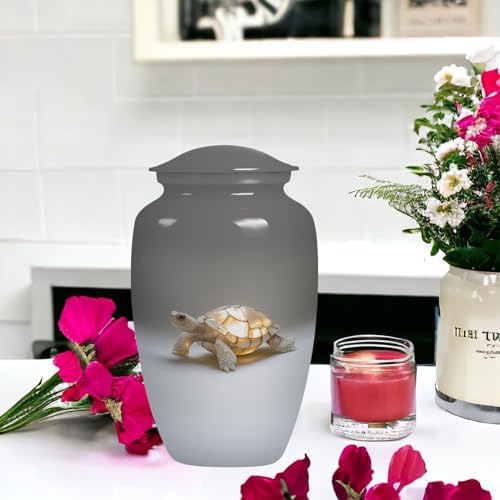 Turtle Haven Urn - 3 Inch Mini Urn For Ashes 2 Pcs