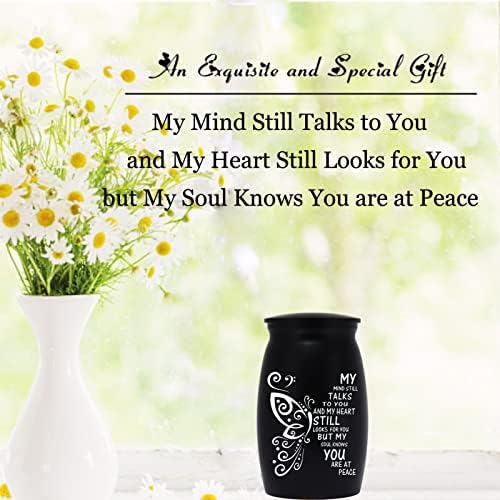 Aluminum Mini Cremation Urn - Small Keepsake for Ashes