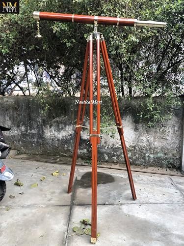 Floor Standing Telescope - Galileo Nautical Decor 64 Inches
