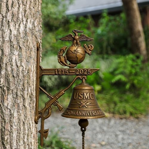 Marine Corps 250th Anniversary Doorbell - Bronze Color