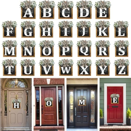 Last Name Welcome Sign for Front Door 14x12