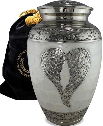 Angel Cremation Urn for Women - Handcrafted Decorative Urn