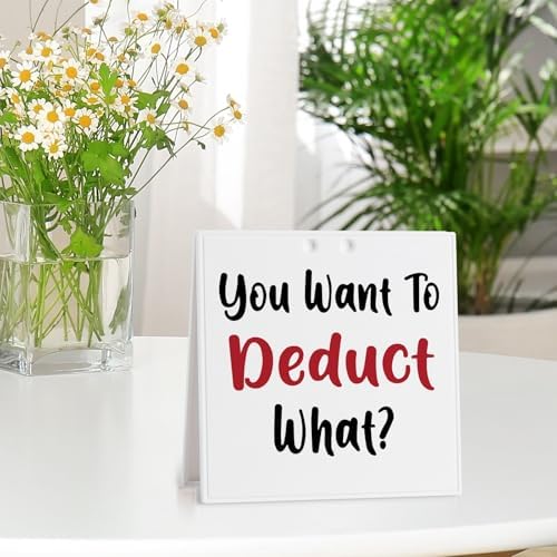 Funny Accountant Sign for Desk Office Decor