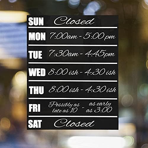 Weekly Meal Planner Chalkboard Sign - 115x145 Inch Reusable Wall Mount Organizer