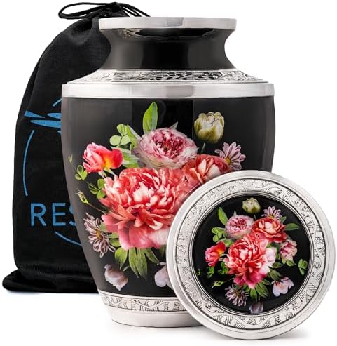 Peony Bouquet Cremation Urn for Human Ashes