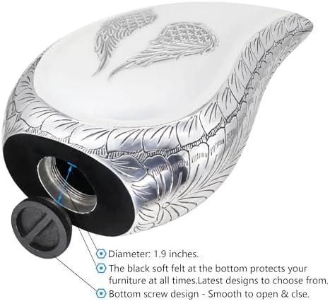 M Meilin Xu Cremation Urn with Angel Wings