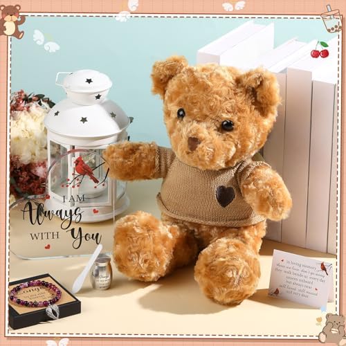 Kenning 5 Pcs Funeral Gift Set with Urn and Bear