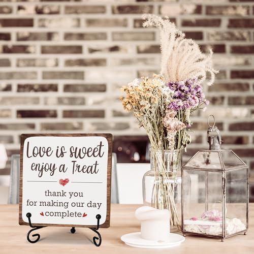 5 Inch Romantic Decor Plaque Love Is Sweet
