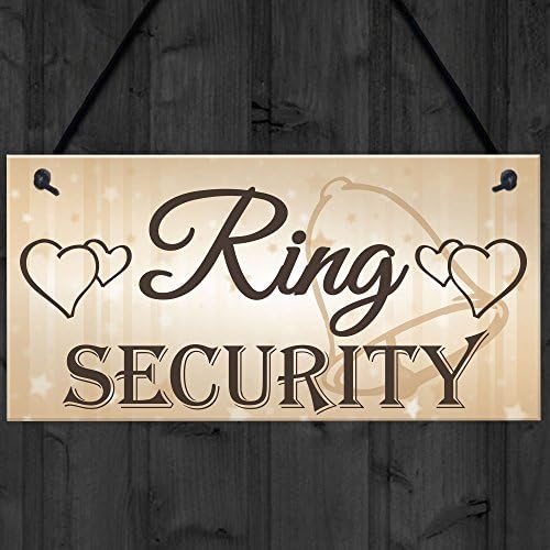 RED OCEAN Wedding Sign Plaque 5x10 Inch