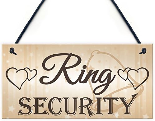 RED OCEAN Wedding Sign Plaque 5x10 Inch