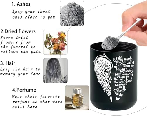 Small Keepsake Urn for Adult Ashes with Display Case