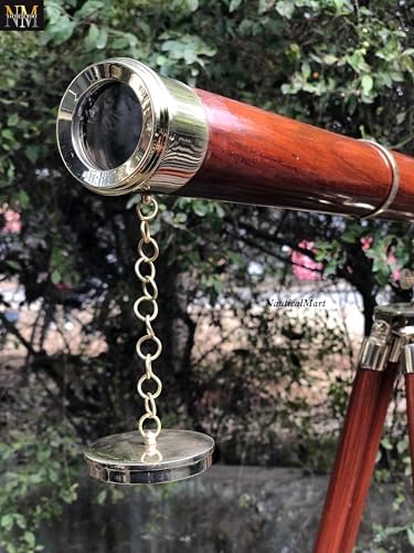 Floor Standing Telescope - Galileo Nautical Decor 64 Inches