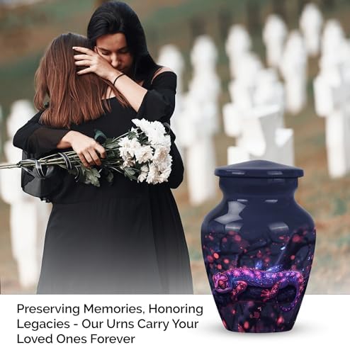 Chameleon Keepsake Urns for Ashes - 3 Inch Small Cremation Urn