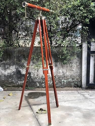 Floor Standing Telescope - Galileo Nautical Decor 64 Inches