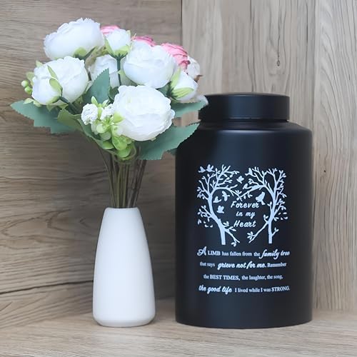 9 Inch Stainless Steel Cremation Urn for Human Ashes