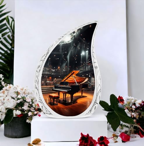 Grand Piano Cremation Urn for Adults - 10 Inches