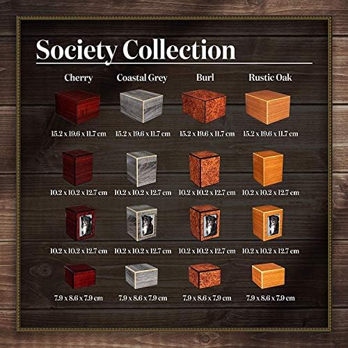 Unforgettable Urns Society Collection Large Cremation Urn for Ashes Coastal Gray