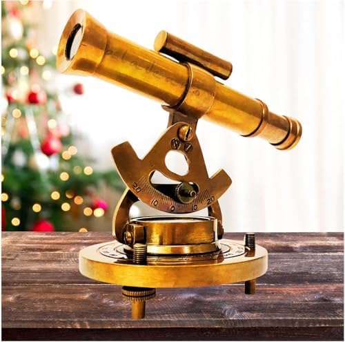 Antique Brass Nautical Telescope for Home Office Decor