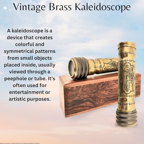 Explore The High Seas Vintage Brass Telescope with Case