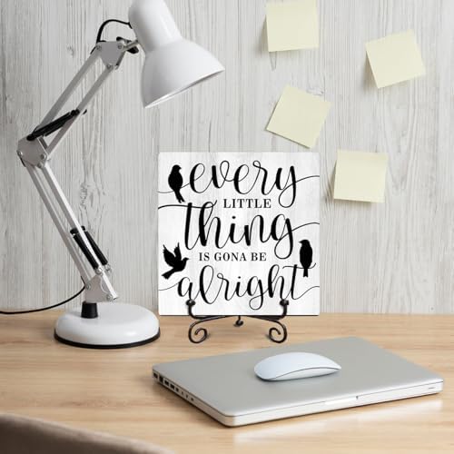 Every Little Thing Is Gonna Be Alright Wooden Sign