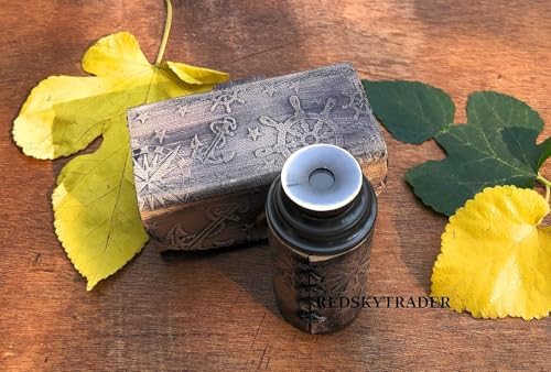 6 Brass Handheld Telescope Pirate Spyglass with Leather Case