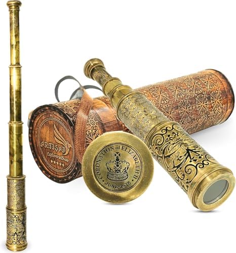 ARTISAN Scout Regiment Brass Telescope 19 Inch Vintage Spyglass