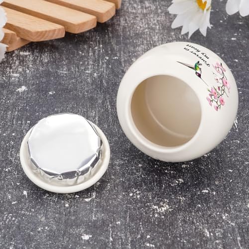 SOITIS Ceramic Urn for Human Ashes - 24 Inch Mini Memorial Keepsake