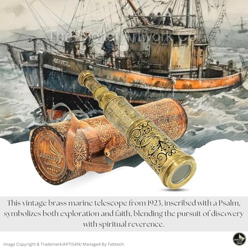 ARTISAN Scout Regiment Brass Telescope 19 Inch Vintage Spyglass