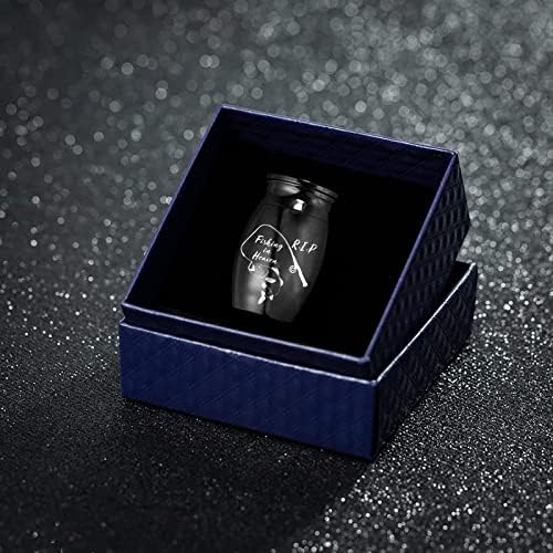 Gredstar Fishing in Heaven Small Cremation Urn Keepsake